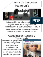 Academia de Lengua y Tecnología primera presentación