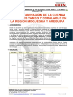 Reporte de Peligro Inminente #192 11oct2021 Por Contaminación de La Cuenca de Los Ríos Tambo y Coralaque en La Región Moquegua y Arequipa 40