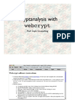 Cryptanalysis of Classical Ciphers with webcrypt Software