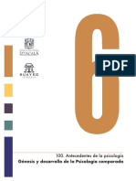 100.6 Antecedentes de La Psicología - Génesis y Desarrollo de La Psicología Comparada