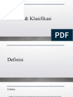 Definisi & Klasifikasi