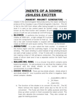 Components of A 500Mw Brushless Exciter: PMG (Permanent Magnet Generator)