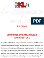 Computer Organization & Architecture: Mealy and Moore Models