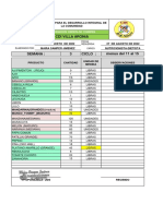 Pedido F y V Villa Aronia-27-08-2022