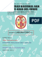 Informe Del Laboratorio #1