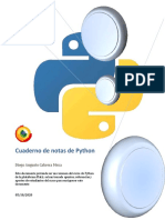 Cuaderno de Notas de Python