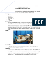 Research Activity Sheet - Rowel Grate