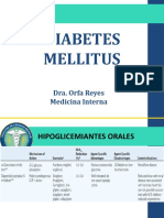 Diabetes. Clase Tratamiento y Complicaciones