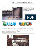 Restrições políticas durante a ditadura militar no Brasil