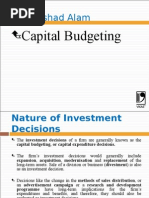 DR - Naushad Alam: Capital Budgeting