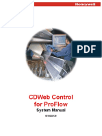 Cdweb Control For Proflow: System Manual