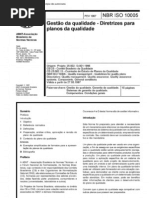 NBR 10005 Diretrizes Planos Qualidade