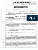 ESTP METEZ - Construction Métallique - Rappel Sur CM66