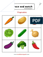 Vegetables Worksheet For Kindergarten PDF