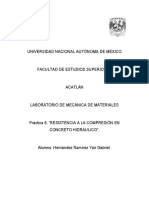 Práctica 8 Laboratorio de Mecánica de Materiales.