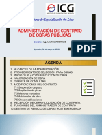 Curso Administración Contratos Obras Públicas