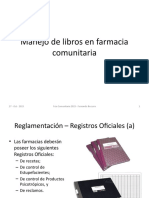 Manejo de Libros en Farmacia Comunitaria