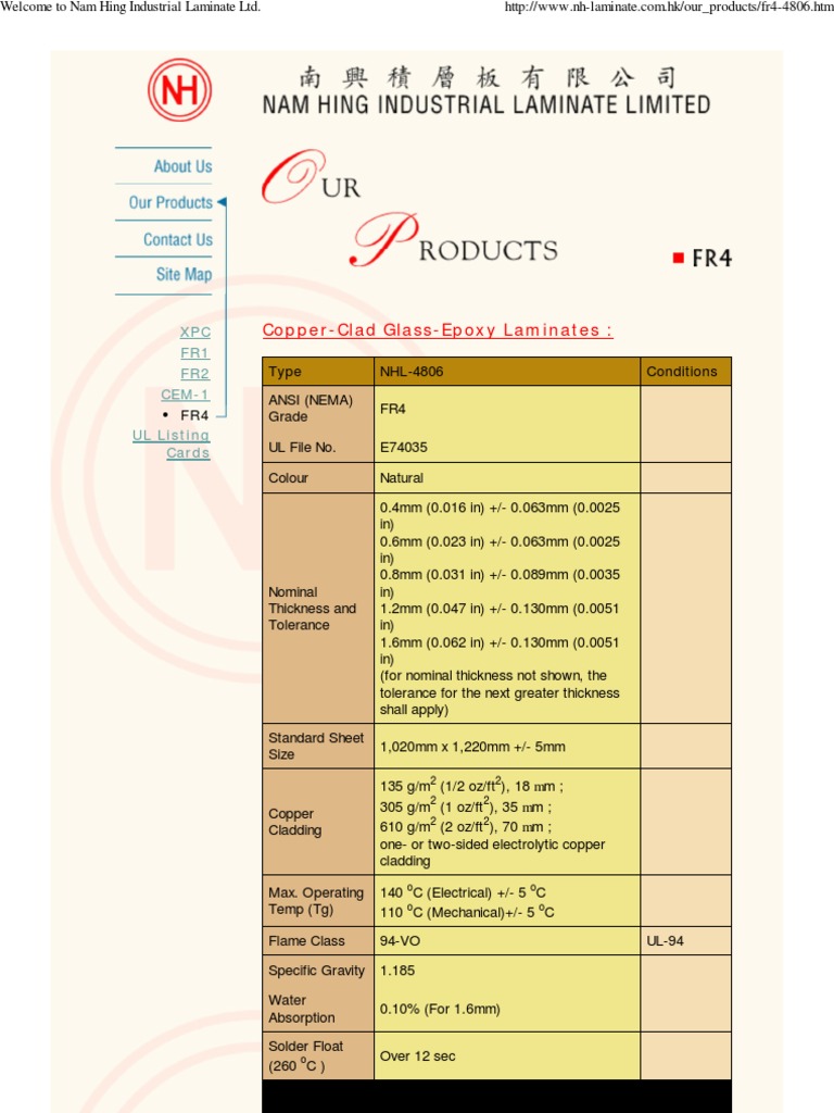 FR4 4806 | PDF | Home & Garden | Technology & Engineering