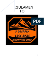 Regulamento da Prova de MTB 1o Desafio Leos Bikes