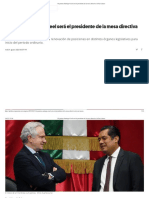 31-08-22 El Panista Santiago Creel Será El Presidente de La Mesa Directiva de San Lázaro