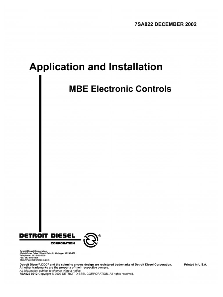 MANUALMBE | PDF | Diesel Engine | Mechanical Engineering