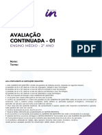 Prova Ac01 - 2º Ano - Ac01 (1 Chamada) - Final