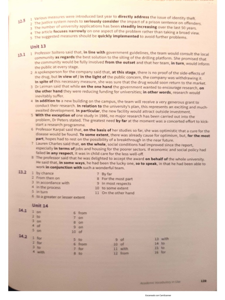 Prepositions Keys Pdf