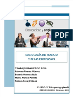 Trabajo Discapacidad y Empleo