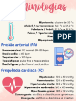 Terminologia - Sinais Vitais