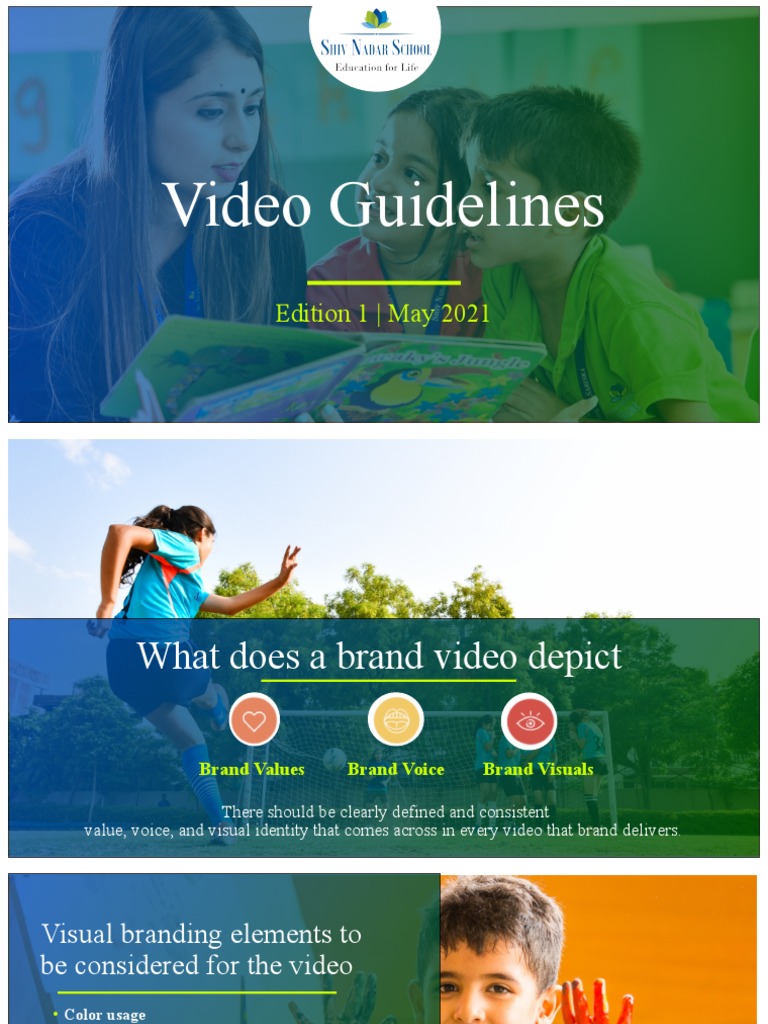 Video Guidelines PDF