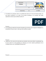 GABRIELA SILVA ARYOSA PEREIRA - Trabalho de Recuperação Álgebra 2º Tri - Documentos Google