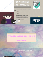 Teoría General de La Prueba