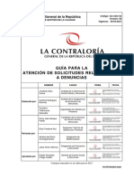 Guía para atención de solicitudes de denuncias