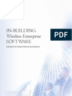 In-Building Wireless Enterprise Software: Solutions For Indoor Telecommunications