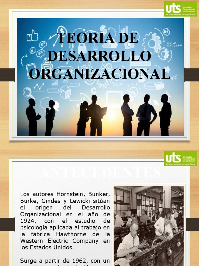 Teoría del Desarrollo Organizacional | PDF | Aprendizaje | Comportamiento