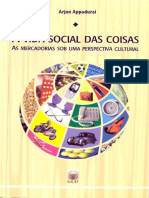 A Vida Social Das Coisas as Mercadorias