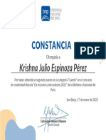 Segundo Puesto Cuento - PDF Krishna Espinoza