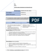 Evaluación Institucional Programa de Integración 2022