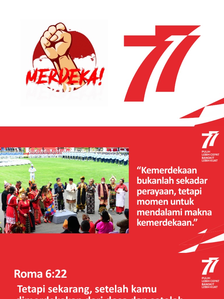 Makna Kemerdekaan dan Tantangan Ekonomi | PDF