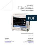 Datex-Ohmeda S/5™ Compact Anesthesia Monitor S/5™ Compact Critical Care Monitor Technical Reference Manual