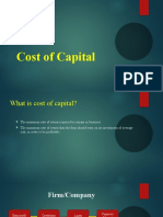 Cost of Capital VR