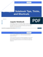28 Jupyter Notebook Tips, Tricks, and Shortcuts