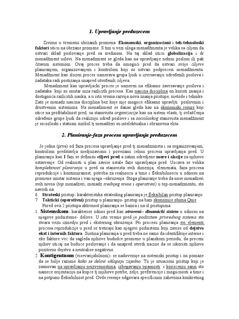 PLANIRANJE | PDF