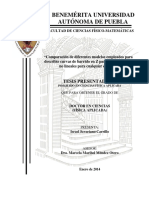 Comparación de modelos para la técnica de barrido en Z en medios ópticos no lineales