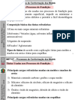 MET157 Aula 7 Fundição Tintas, Acabamento, Inspeção