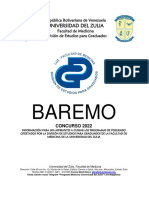 Baremo: Universidad Del Zulia