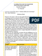 Funzione Strumentale - "Gestione Delle Nuove Tecnologie" (Area 6) Relazione Finale