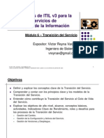 Transición Del Servicio