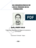 SHADY SOLIS, R. 1985. Evidencias Arqueológicas de Bagua en El Periodo de Su Formación
