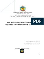 2019 - Análises de Propostas de Estruturas de Contenção Utilizando Diferentes Softwares